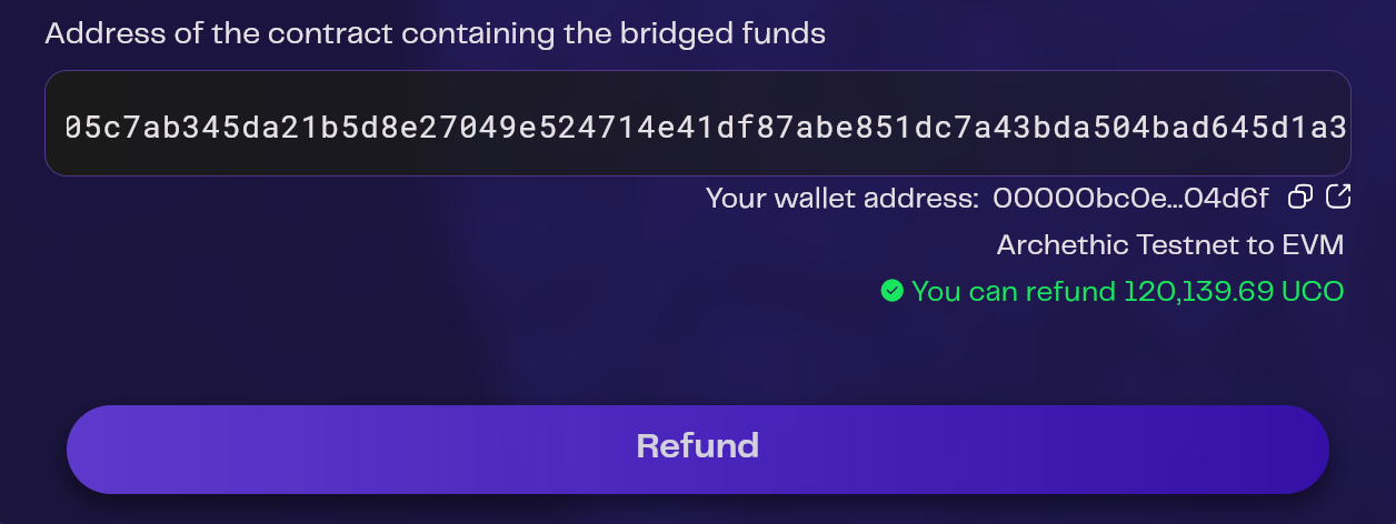 Refund Available