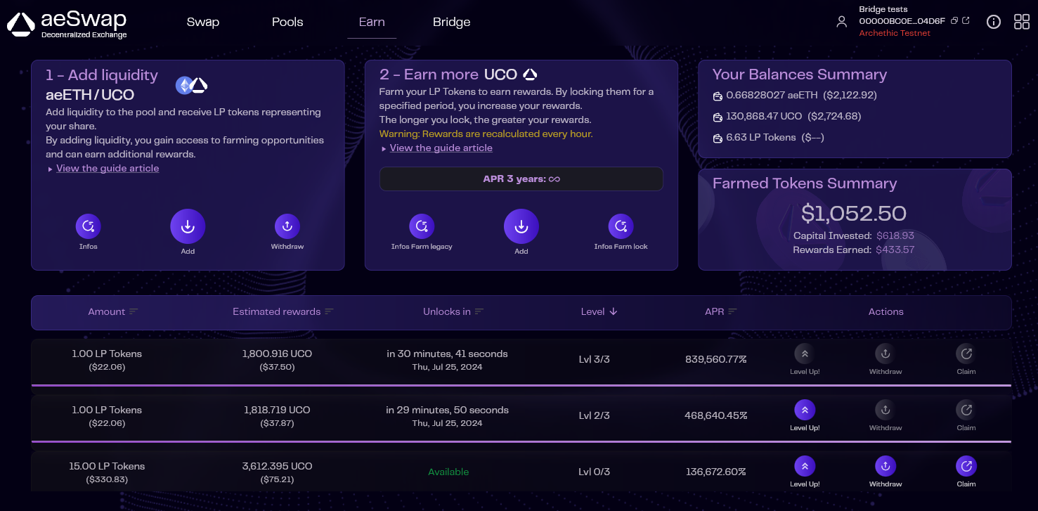 Farm Lock Dashboard